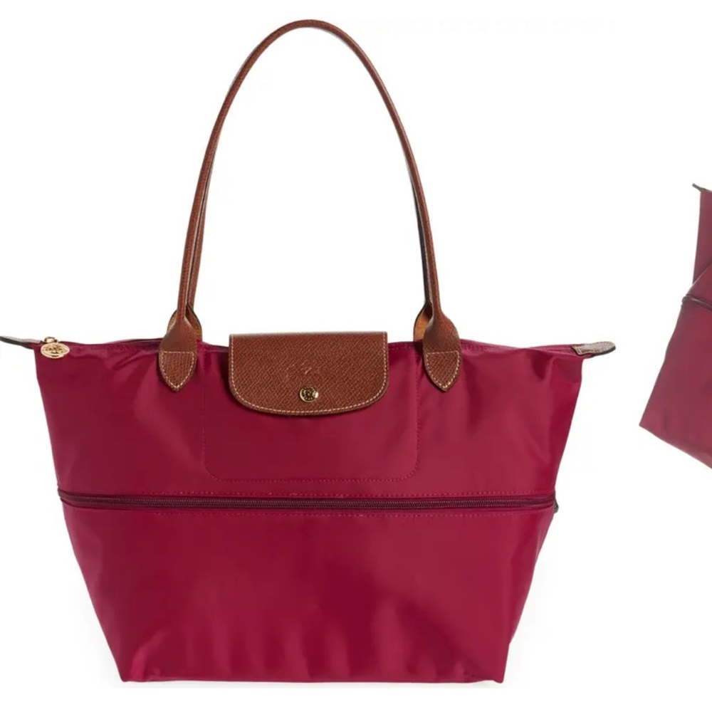 Le Pliage Expandable Tote —— in Dahlia